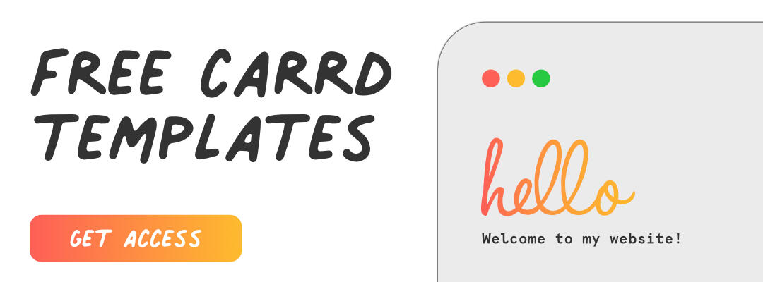 Free Carrd Templates Free Carrd Templates
